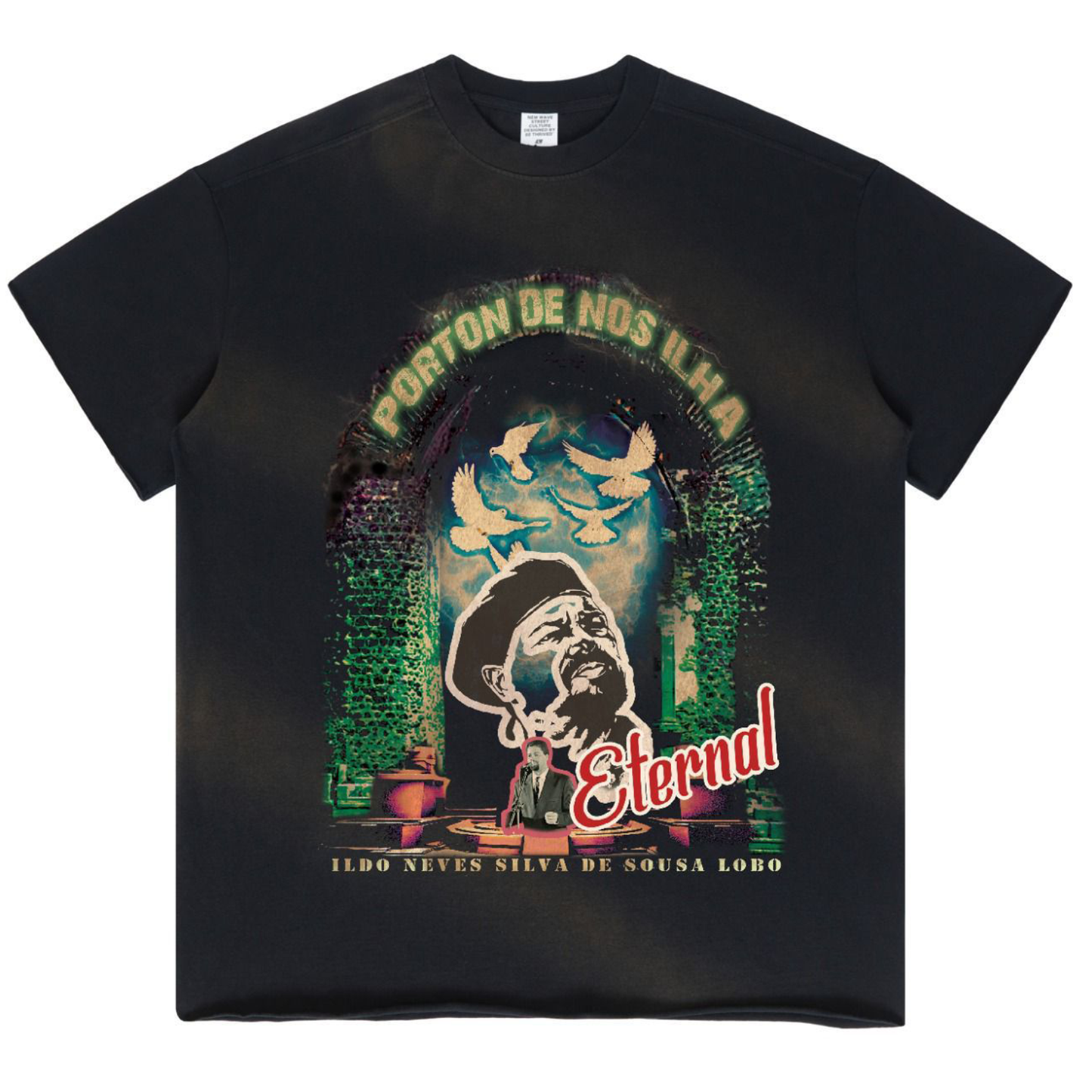 Ildo Lobo T-Shirt - Porton di Nôs Ilha